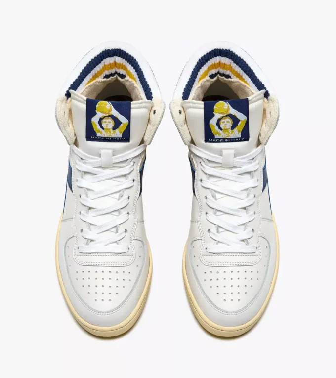 Mi Basket Forty Knit Italia Heritage sneaker in pelle