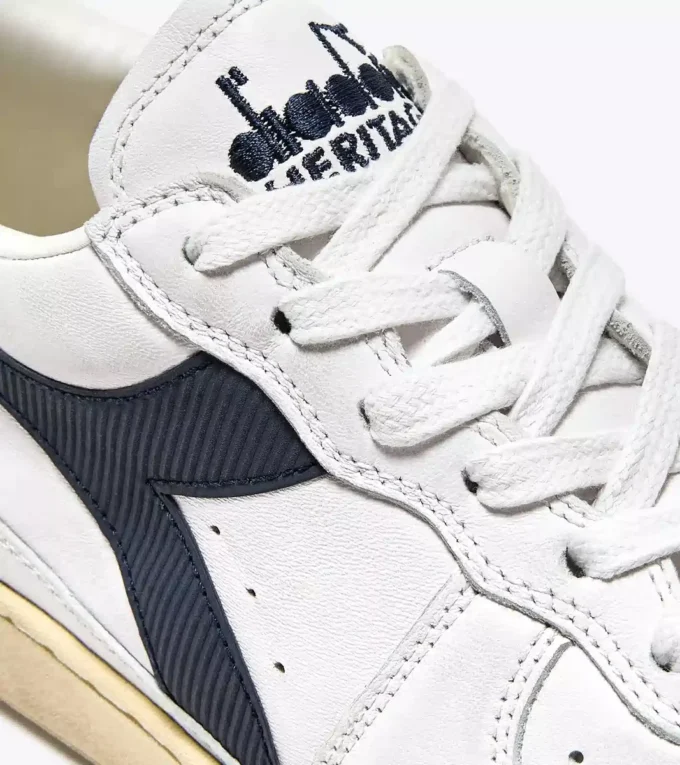 Mi Basket Low Used Heritage sneaker in pelle