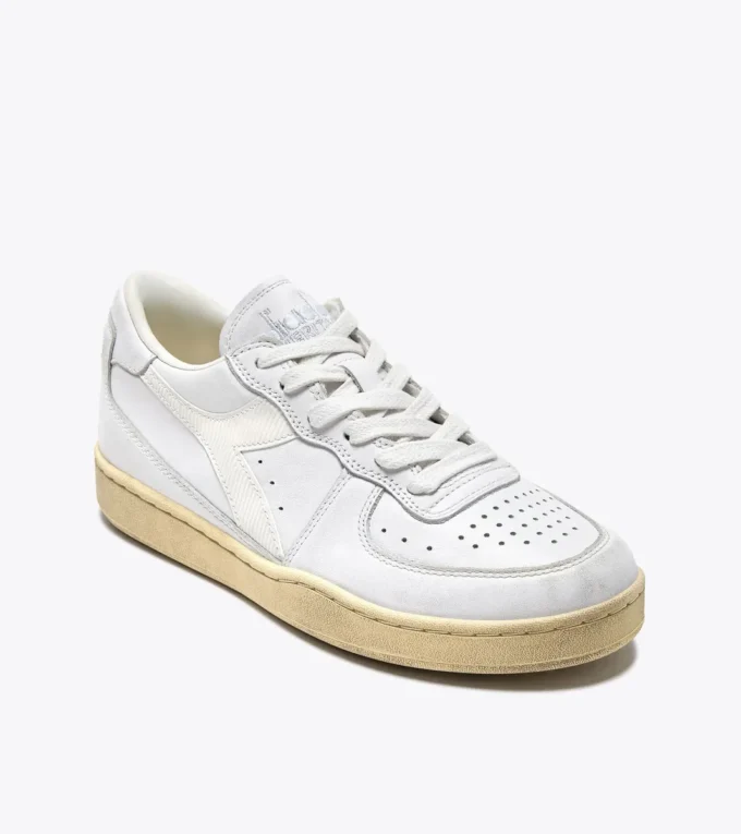 Mi Basket Low Used Heritage sneaker in pelle