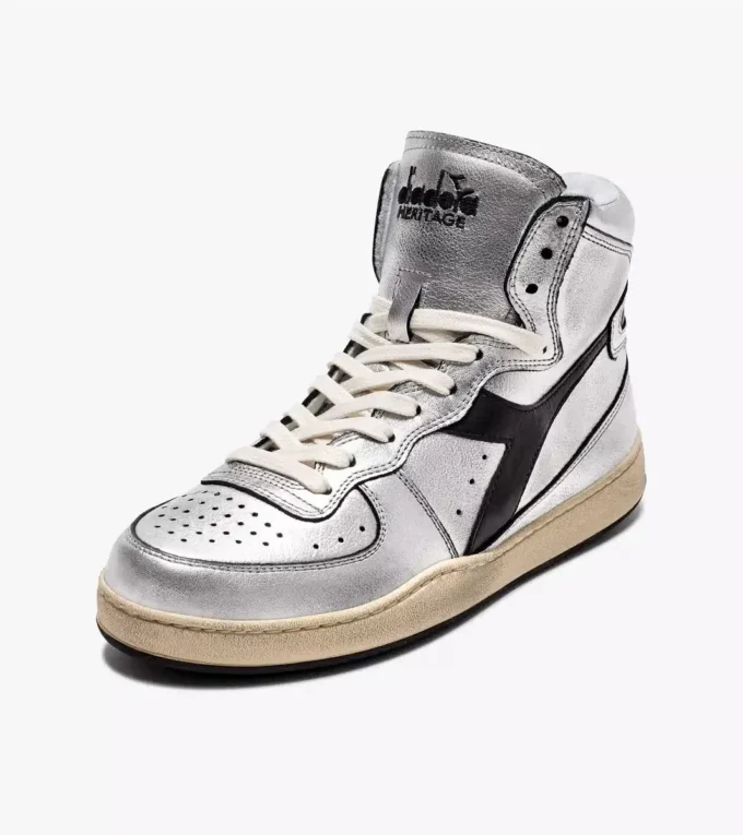 Mi Basket Silver Used W Heritage shoe