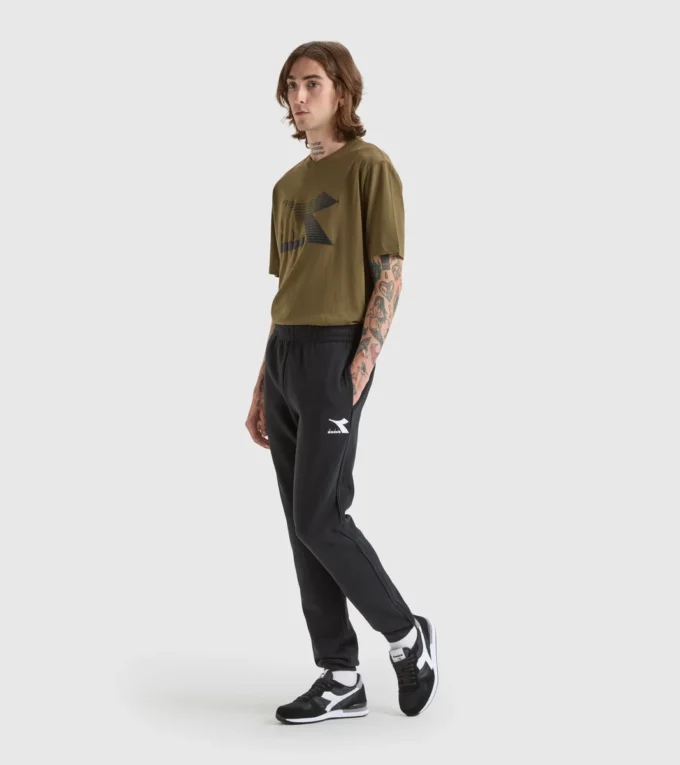 Pantaloni Cuff Core Sports in felpa spazzolata