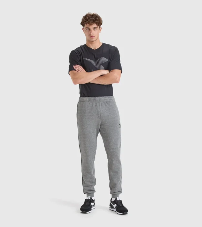 Pantaloni Cuff Core Sports in felpa spazzolata