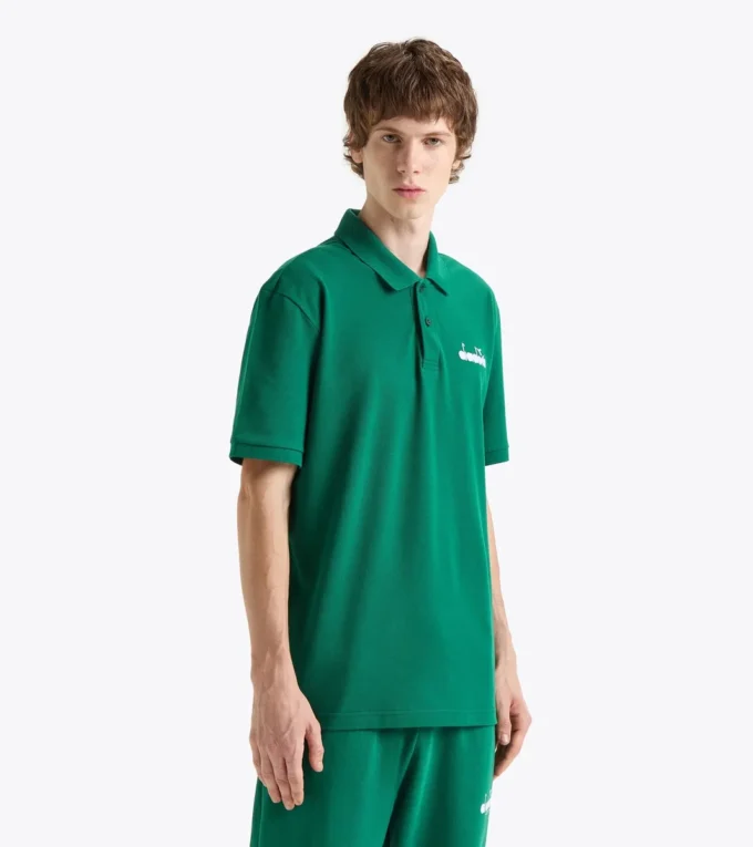 Polo Ss Logo Polo in cotone piqué