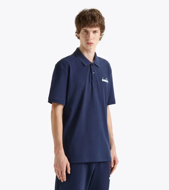 Polo Ss Logo Polo in cotone piqué