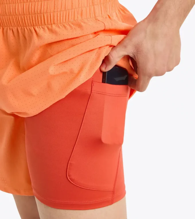 Shorts 2In1 5” Run Crew Pantaloncini da corsa 2 in 1 – Allenamento