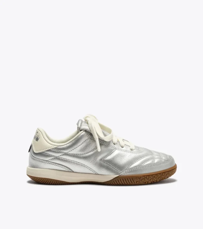 Sneakers Gold Indoor Metallic Terrace in pelle laminata