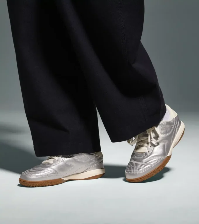 Sneakers Gold Indoor Metallic Terrace in pelle laminata