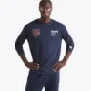 T-shirt Ls Run Valley T-shirt ispirata allo stile college – Run Valley