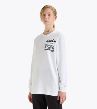 T-Shirt Ls Squadra Di Corsa Squadra di Corsa T-shirt a maniche lunghe – Cotone riciclato – Unisex