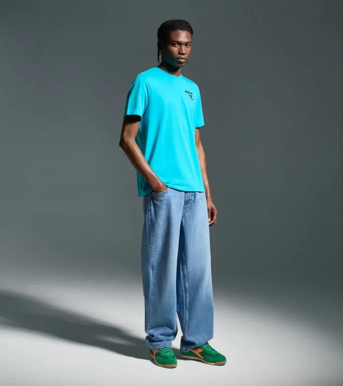 T-shirt Ss Ess. Sports Sl T-shirt in cotone