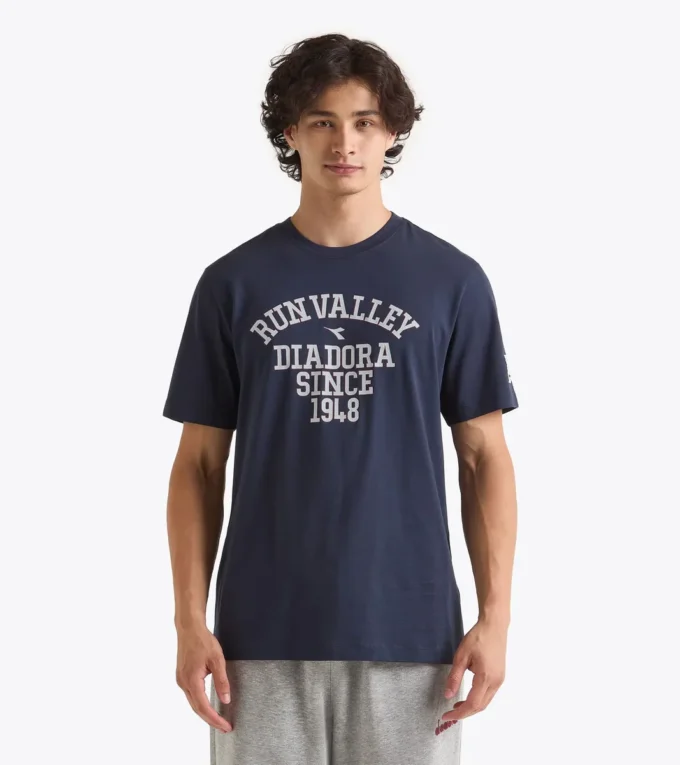 T-shirt Ss Run Valley T-shirt ispirata allo stile college – Run Valley