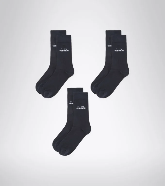 U. Mid Plain Socks 3-Pack Confezione di calzini medi – Tre paia – Unisex