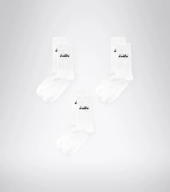 U. Mid Plain Socks 3-Pack Confezione di calzini medi – Tre paia – Unisex