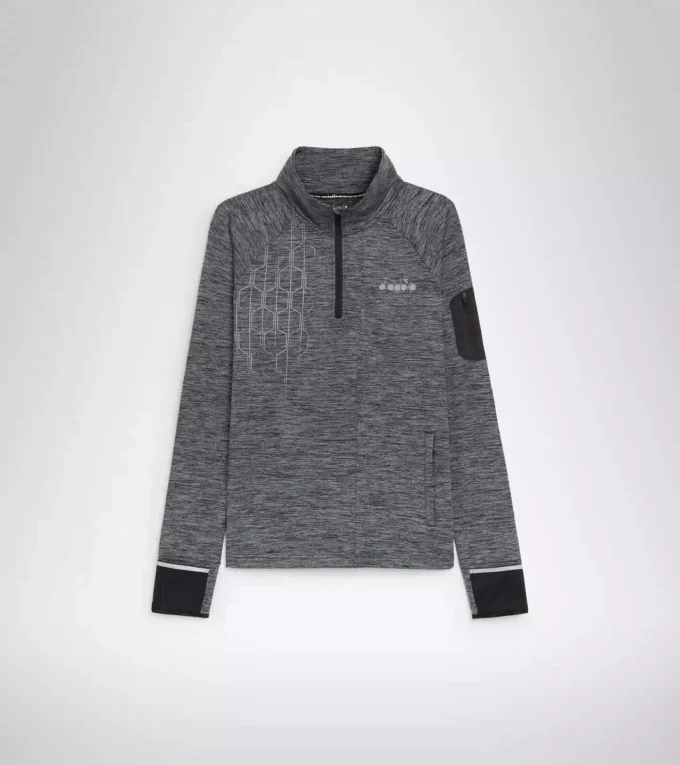 Warm Up Winter Sweat Be One Maglia da corsa con zip 1/2