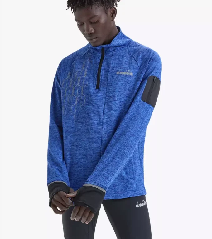 Warm Up Winter Sweat Be One Maglia da corsa con zip 1/2