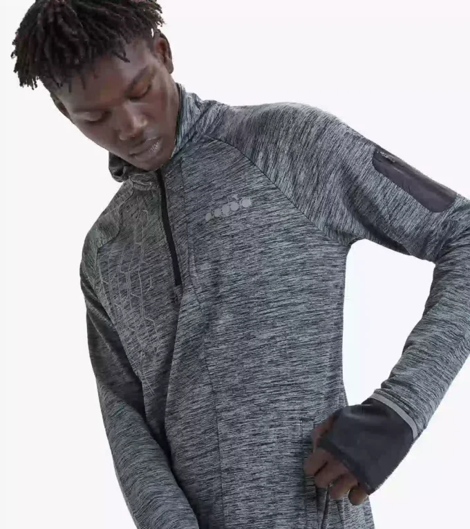 Warm Up Winter Sweat Be One Maglia da corsa con zip 1/2